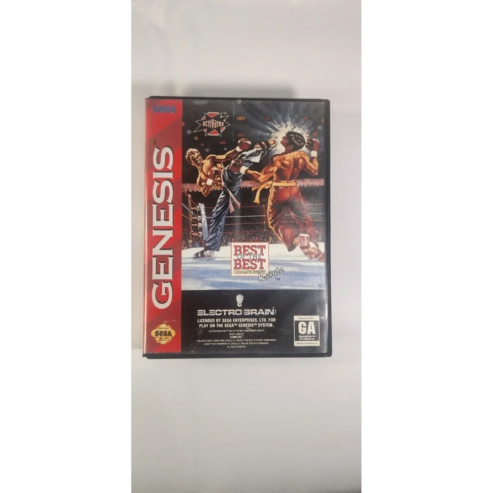 Best of the Best Championship Karate Sega Genesis CIB Electro Brain 1993 Retro
